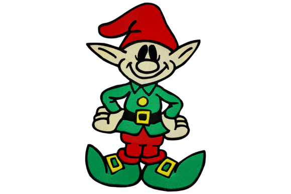 Chistmas Elf: A Festive Graphic Design Asset for Local Branding