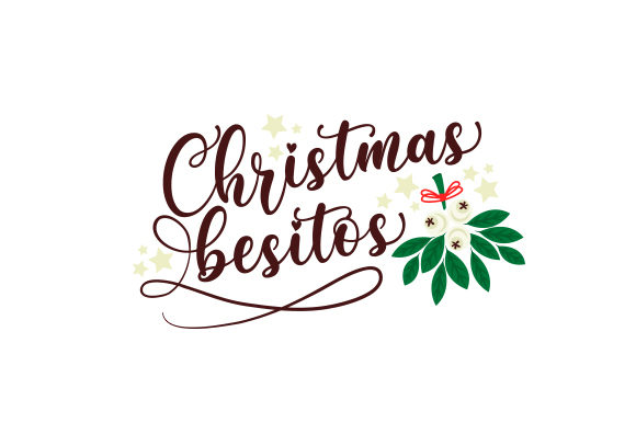 Christmas Besitos: A Festive Graphic Design Asset