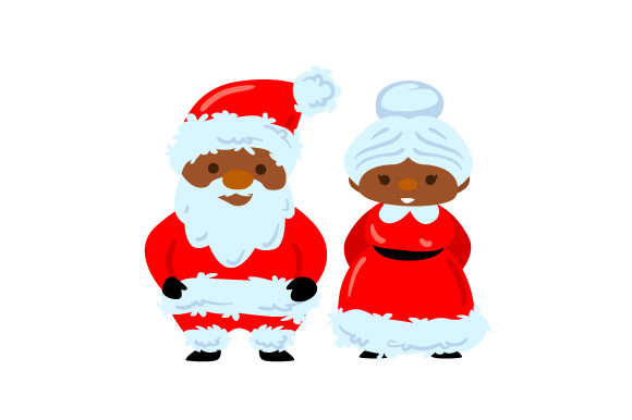 Mr and Mrs Claus: A Christmas Graphic Design Asset for Real Content