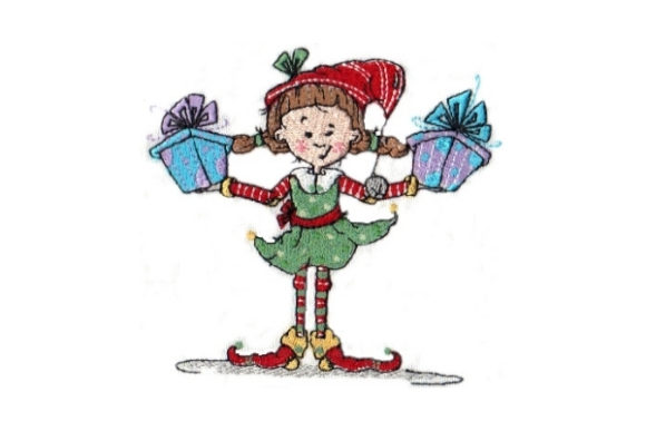 Sassy Polly Elf for Christmas