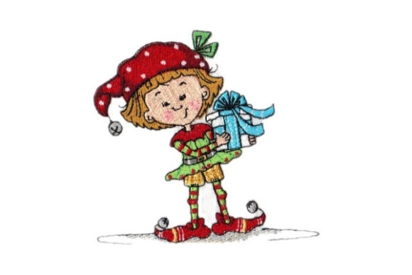 Sassy Sally Elf for Christmas Design