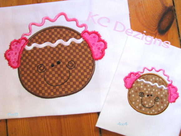 Winter Ginger 02 Applique for Christmas Creations